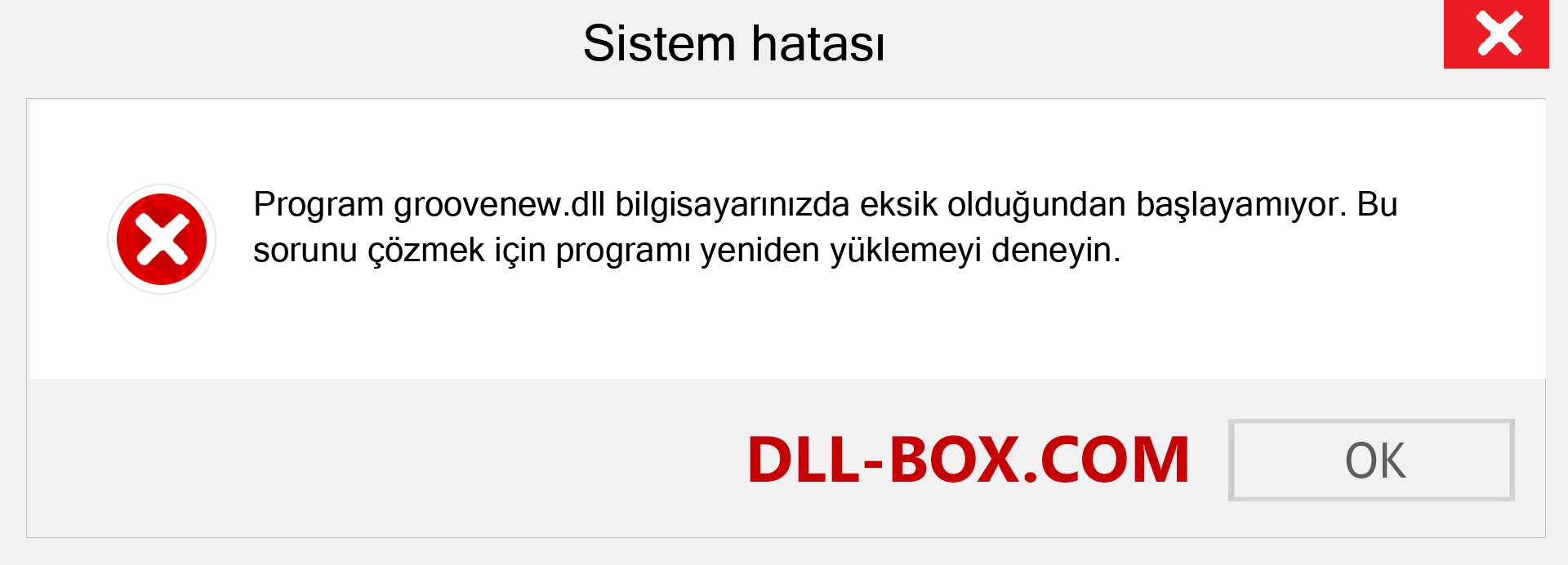 groovenew.dll dosyası eksik mi? Windows 7, 8, 10 için İndirin - Windows'ta groovenew dll Eksik Hatasını Düzeltin, fotoğraflar, resimler